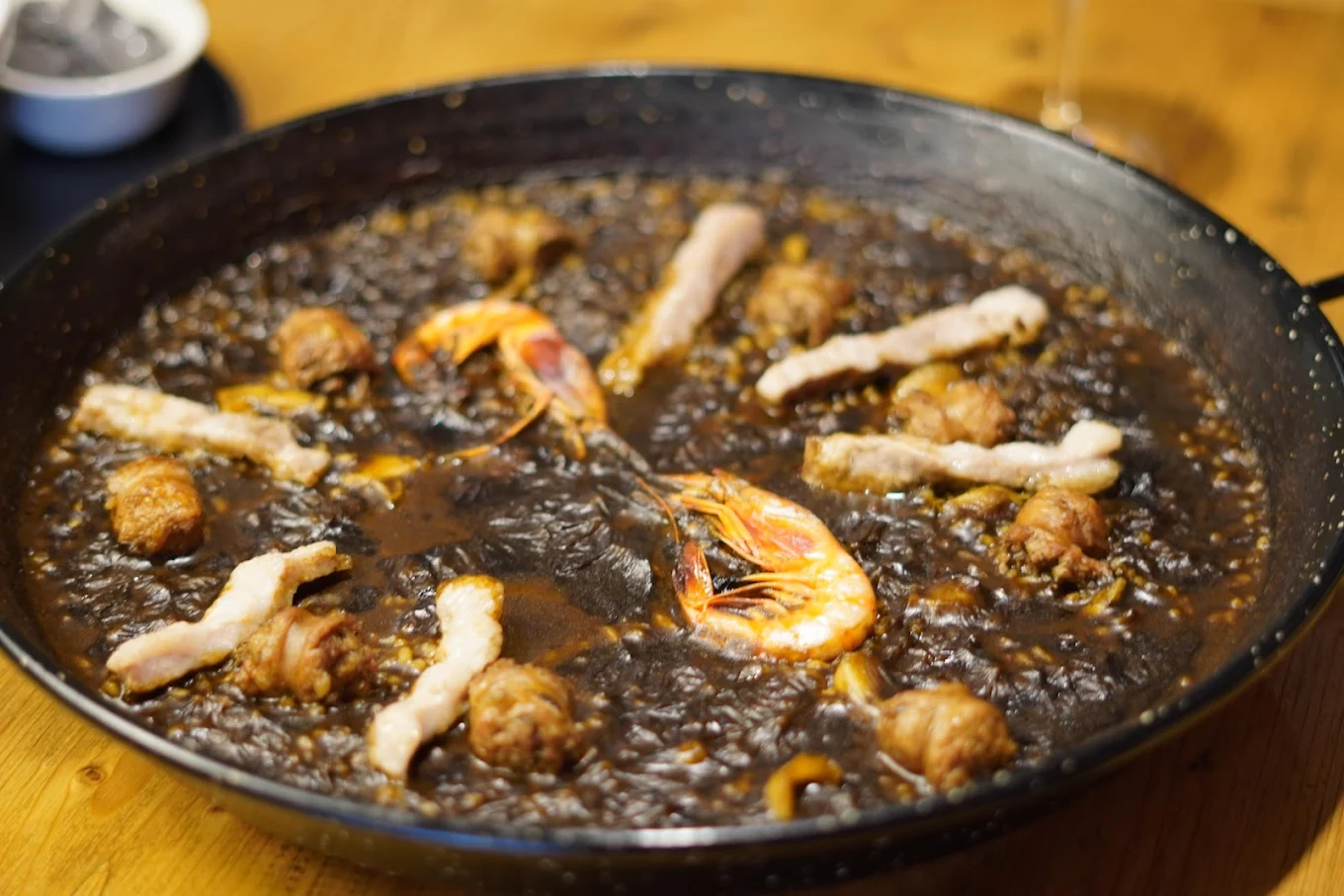Arroz negro de pulpo y sepia