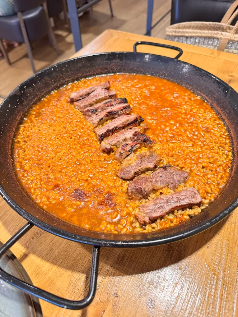 Paella de chuletón madurado